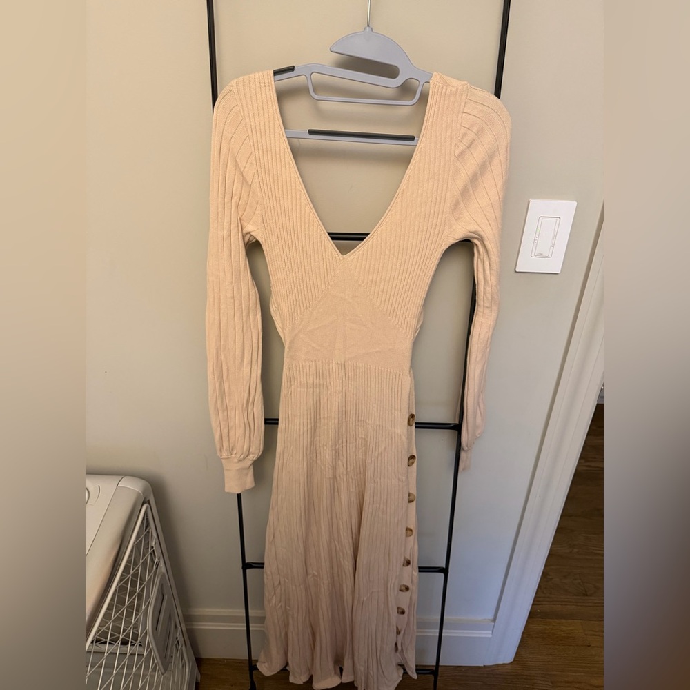 Kivari the Lab Cream Knit Dress